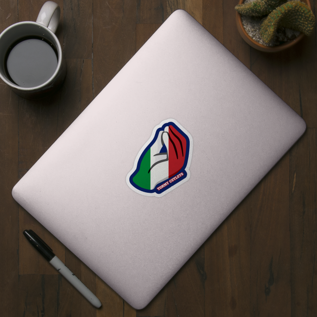 Tommy Cutlets Italian Hand, Italian Flag by Megadorim